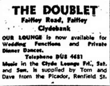 Advert for the Doublet Faifley 1970